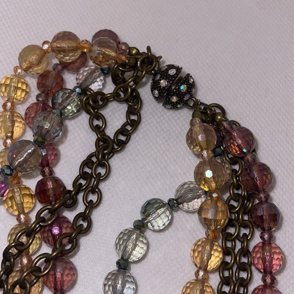 Magnetic Clasp Facet Bead Necklace - Picture 5 of 6